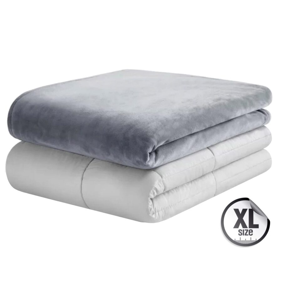 Gewichtsdecke 7 KG - Grau XL