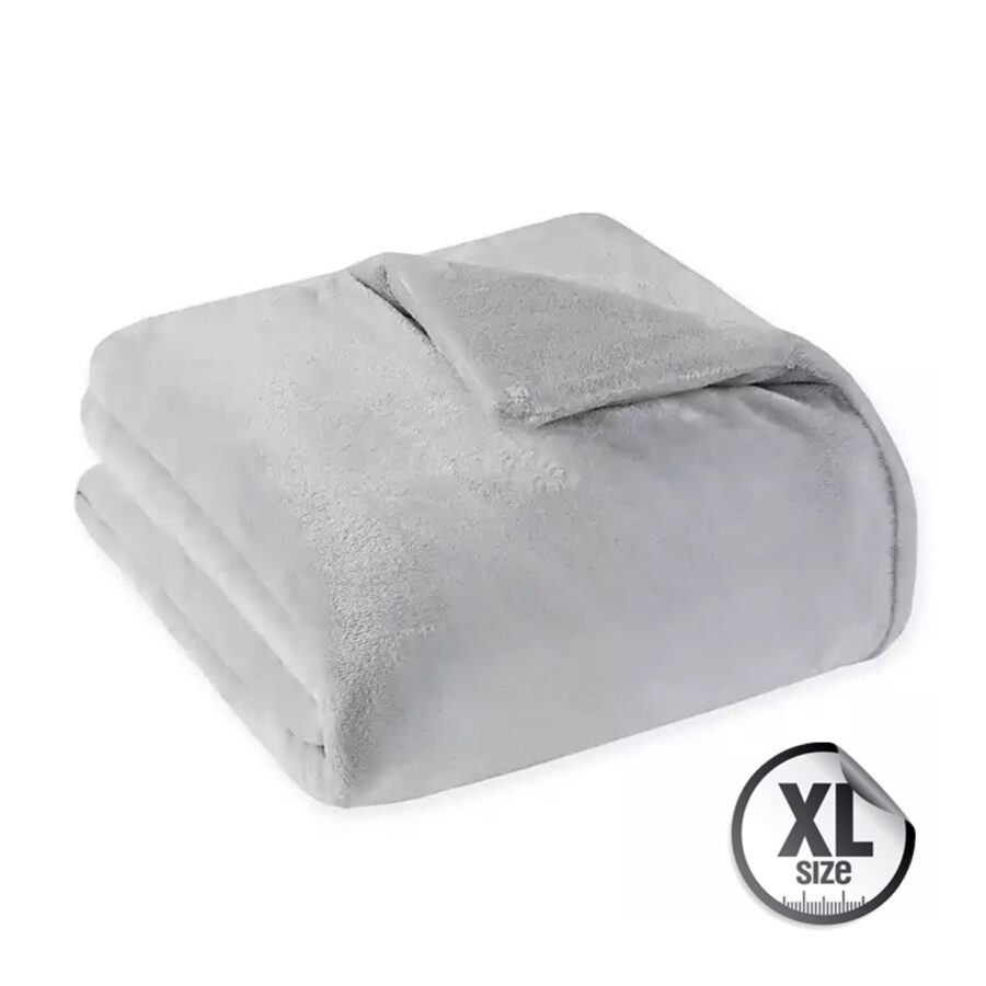Ganzjahresbezug Minkyfleece / Grau XL