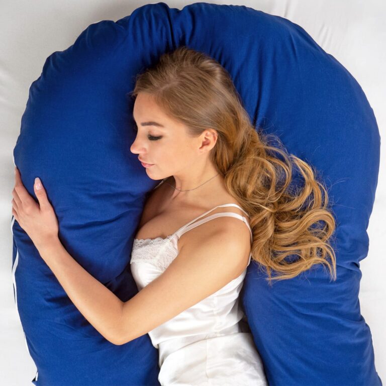 Seitenschläferkissen Bezug 90x30 Cm - Leinen Bezug Für Body Pillow