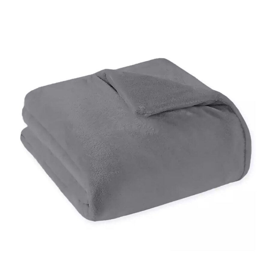 Ganzjahresbezug Minkyfleece / Anthrazit